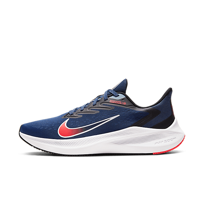 Nike Zoom Winflo 7 'Midnight Navy Crimson' Midnight Navy/Bright Crimson/Black