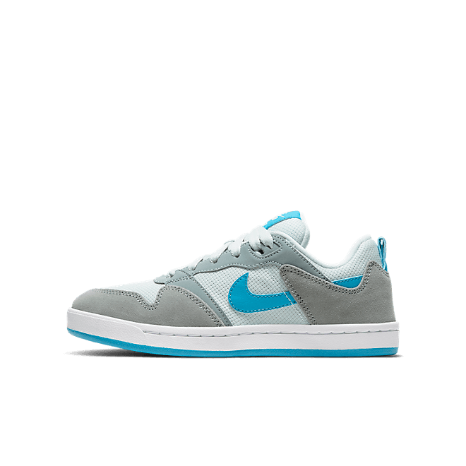 Kids Nike Alleyoop SB GS 'Particle Grey Blue' Particle Grey/Laser Blue