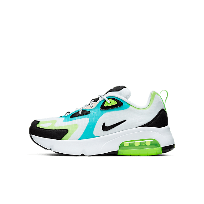 Kids Nike Air Max 200 SE GS White Electric Green