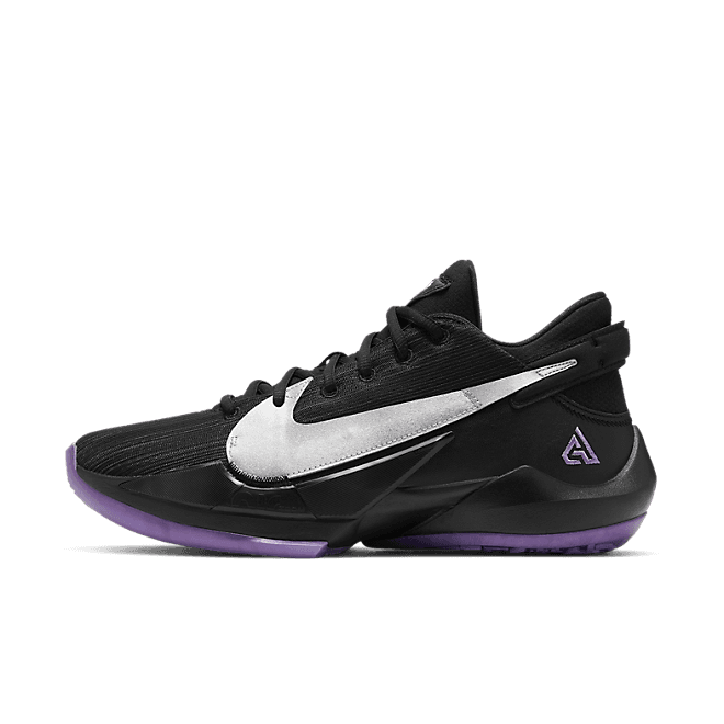 Nike Zoom Freak 2 EP 'Dusty Amethyst' Black/Metallic Silver/Dusty Amethyst