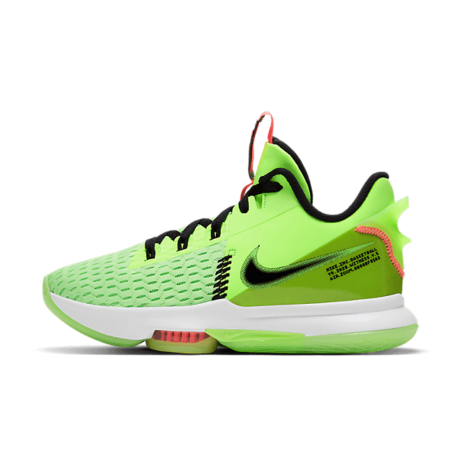 Nike LeBron Witness 5 'Grinch' Hot Lime/Black/Bright Mango/White