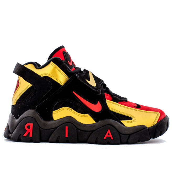 Nike Air Barrage Mid 'Metallic Gold' Metallic Gold/University Red/Black