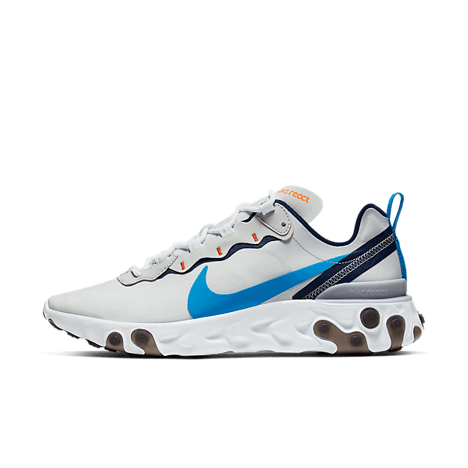 Nike React Element 55 Vast Grey Photo Blue