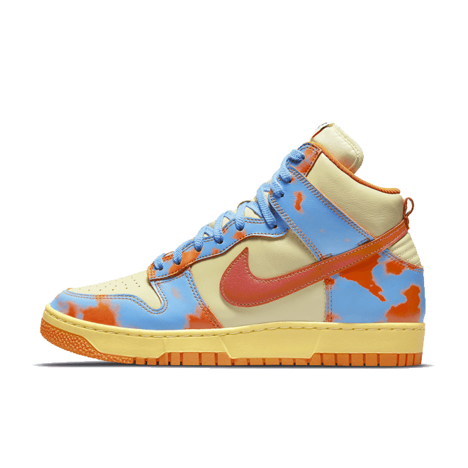 Nike Dunk High 1985 'Orange' - Acid Wash