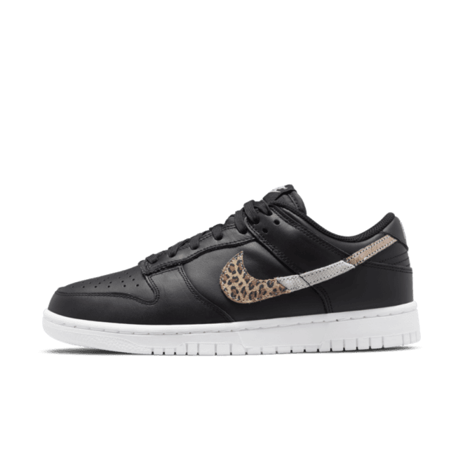 Nike WMNS Dunk Low SE 'Black' -  Animal Swoosh