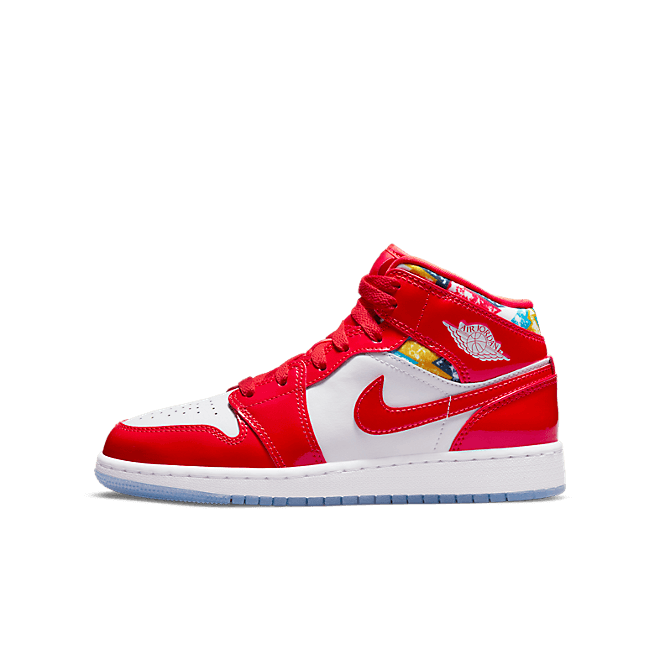 Air Jordan 1 Mid SE GS 'Chile Red' - Barcelona Sweater