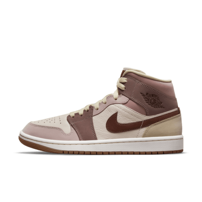 Air Jordan 1 Mid 'Beige/Pink'