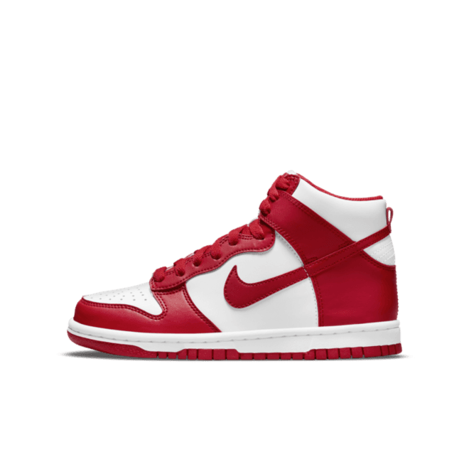 Nike Dunk High GS 'University Red'