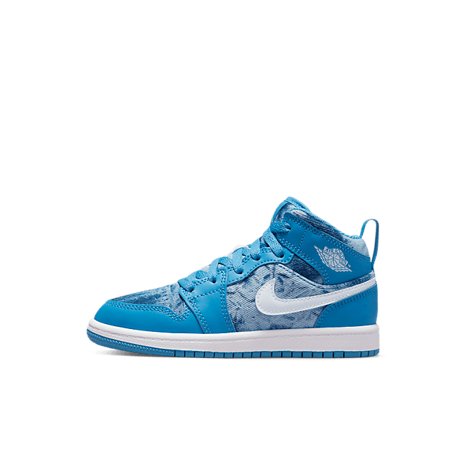 Jordan 1 Mid Washed Denim (PS)