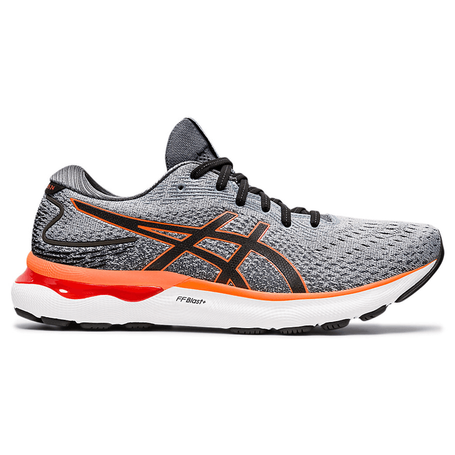 ASICS Gel-Nimbus 24 Sheet Rock Grey Shocking Orange