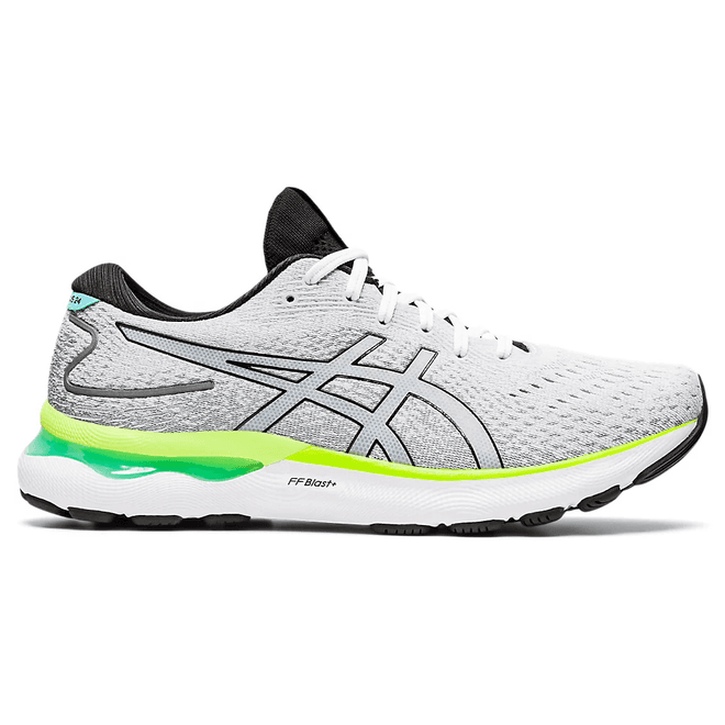 ASICS Gel-Nimbus 24 White Black Lime Green