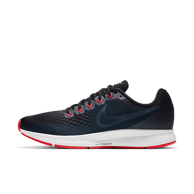 Nike Air Zoom Pegasus 34 Black Red Orbit