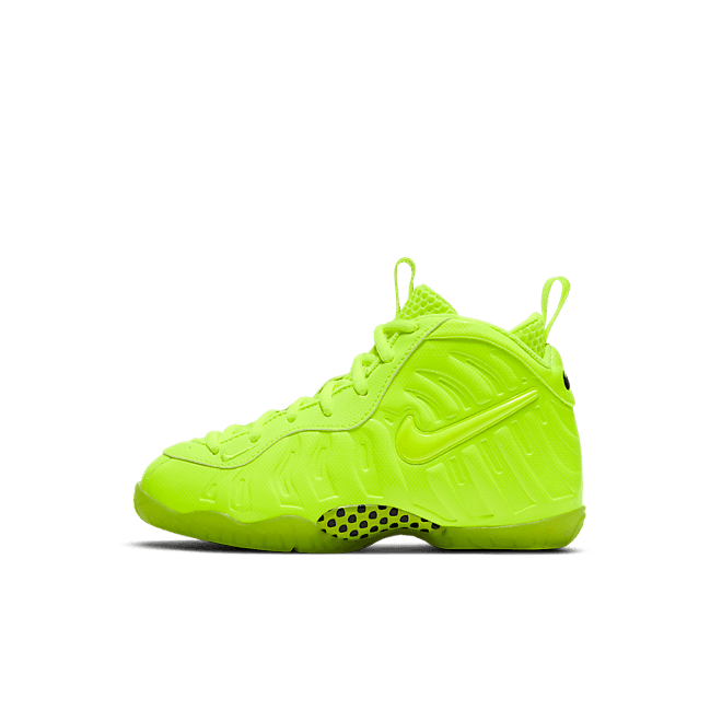 Kids Nike Little Posite One PS 'Volt' Volt/Volt/Black Basketball 