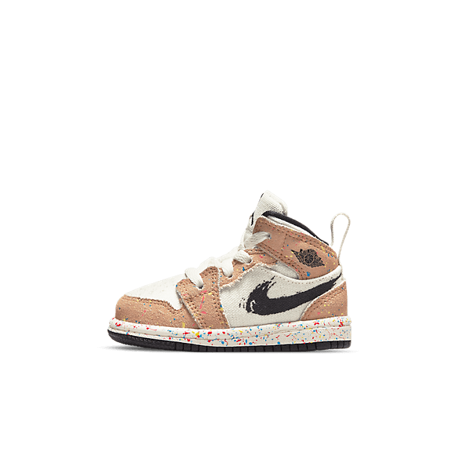 Air Jordan 1 Mid SE Splatter TD Infant/Toddler 