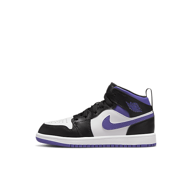 Air Jordan Air Jordan 1 Mid Black Dark Iris (PS)