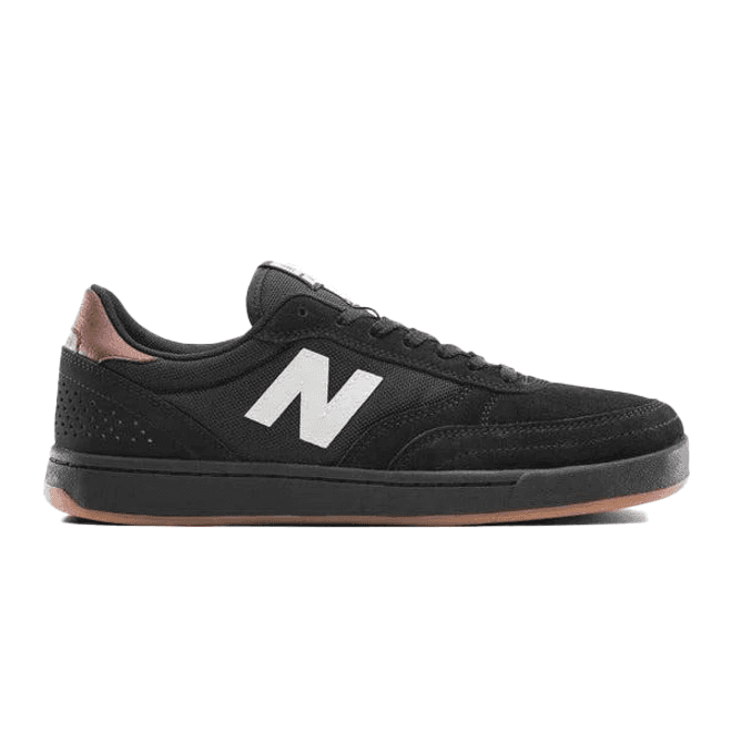 New Balance Numeric 440 Black Silver Dark Gum