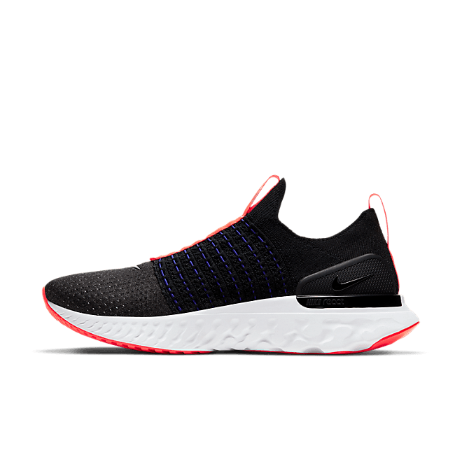 Nike React Phantom Run Flyknit 2 Black Bright Crimson