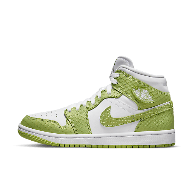 Air Jordan 1 Mid WMNS 'Green Python'