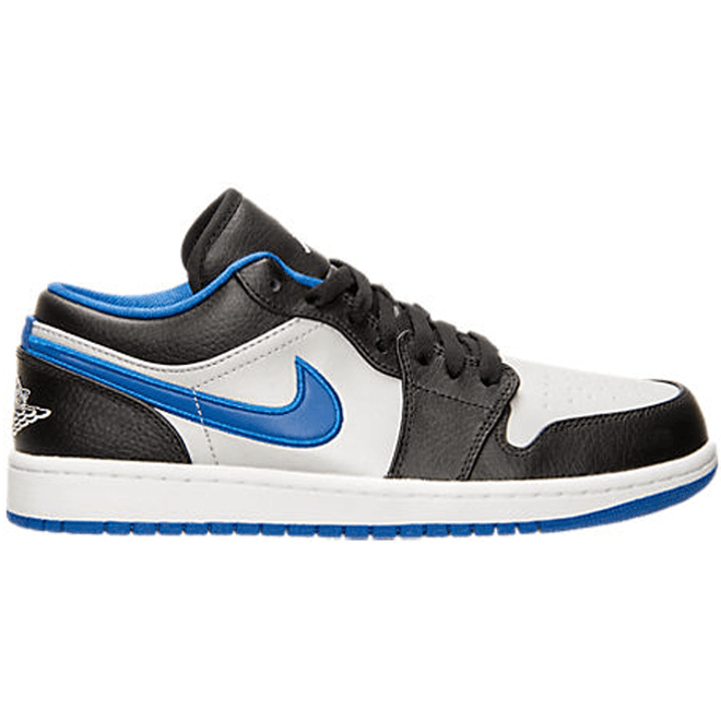 Jordan 1 Low Black Game Royal Metallic Platinum