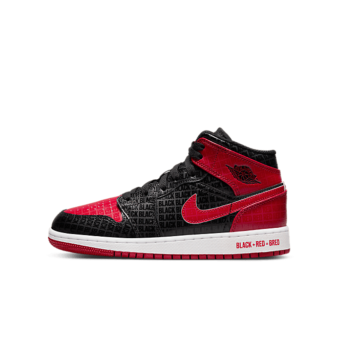 Jordan 1 Mid Bred Text (GS)