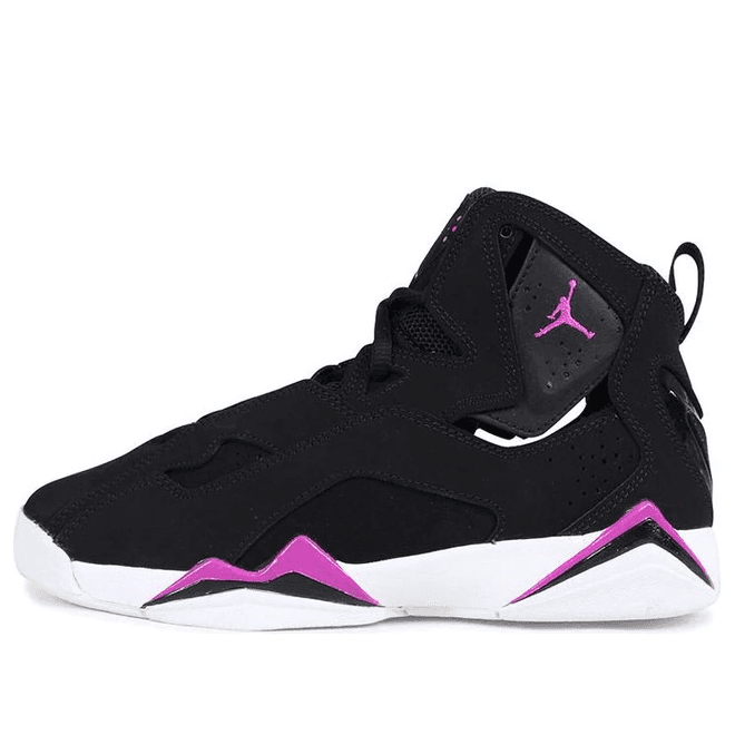  Air Jordan True Flight (GS Black/Purple Big  Basketball 