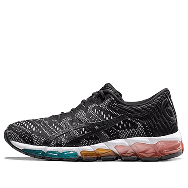 ASICS Womens WMNS Gel Quantum 360 5 Jacquard ' Putty' Black/Putty Marathon Running 