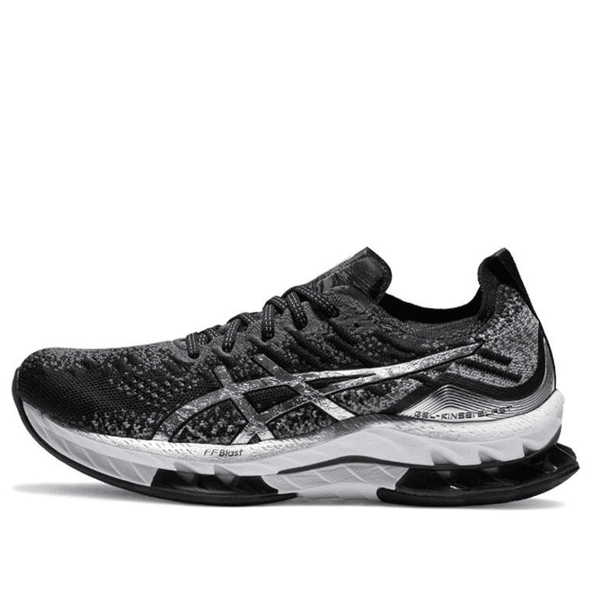 ASICS Gel-Kinsei Blast Platinum BLACK/GRAY Marathon Running 