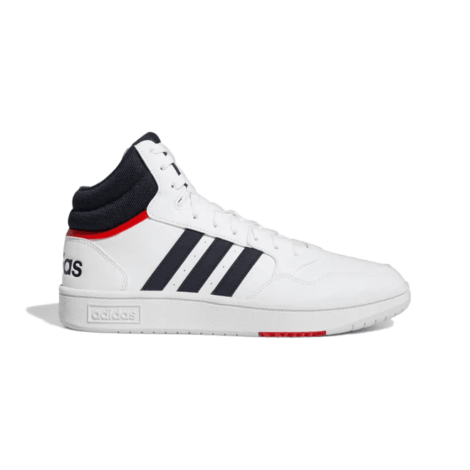 adidas Hoops 3.0 White Navy Red