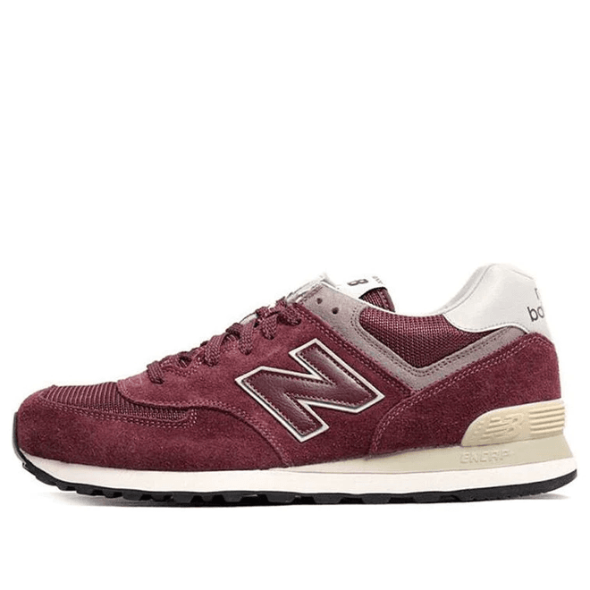 New Balance 574 WINE RED Marathon Running 