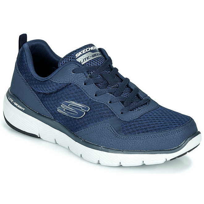 Skechers  FLEX ADVANTAGE  men's Shoes (Trainers) in Blue