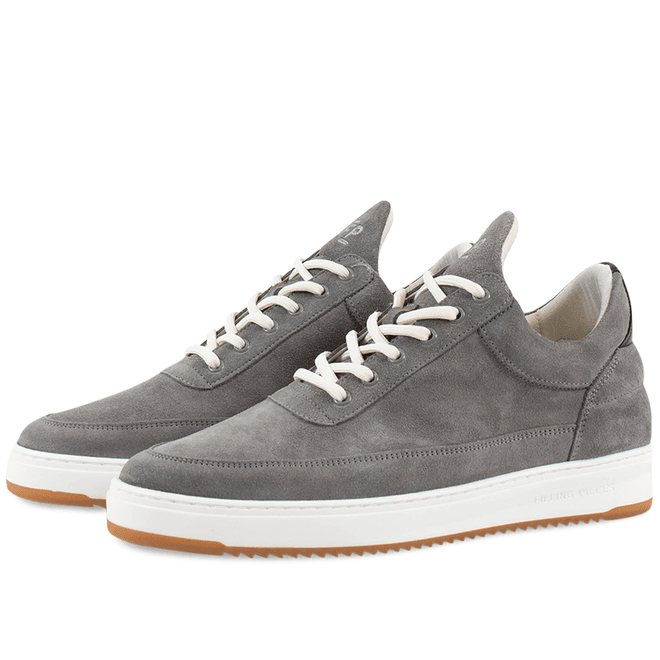 Filling Pieces Low Top Ripple Suede 'Grey'