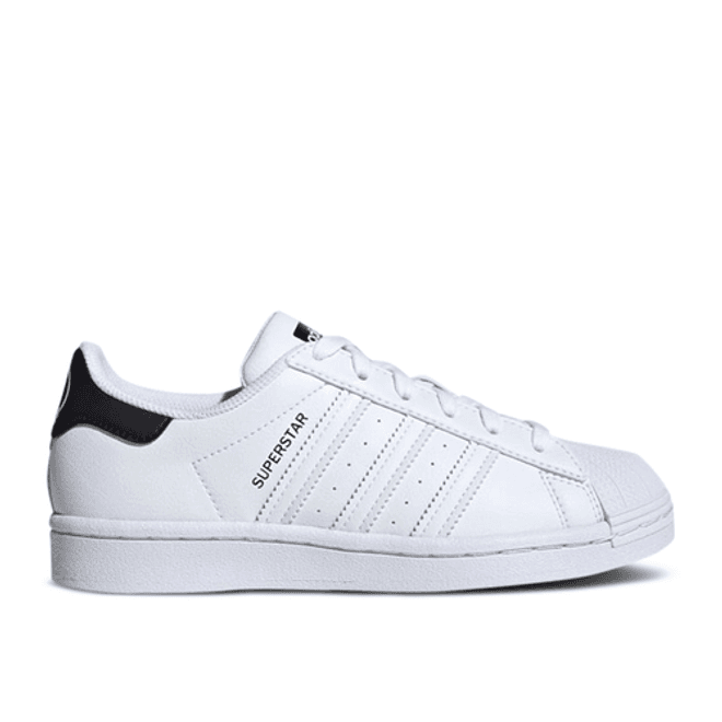 Kids adidas originals Superstar J White