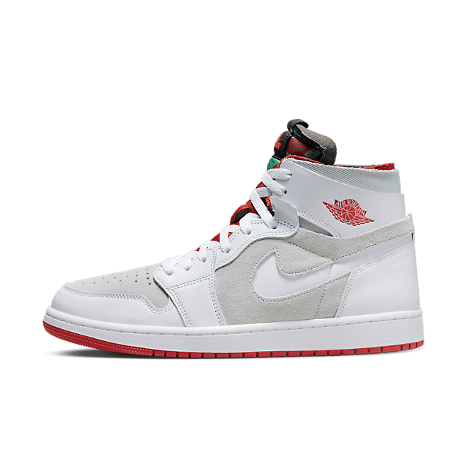 Air Jordan 1 Zoom CMFT 'Light Silver and True Red'