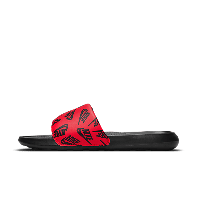 Nike Victori One Slide Red Logo Print