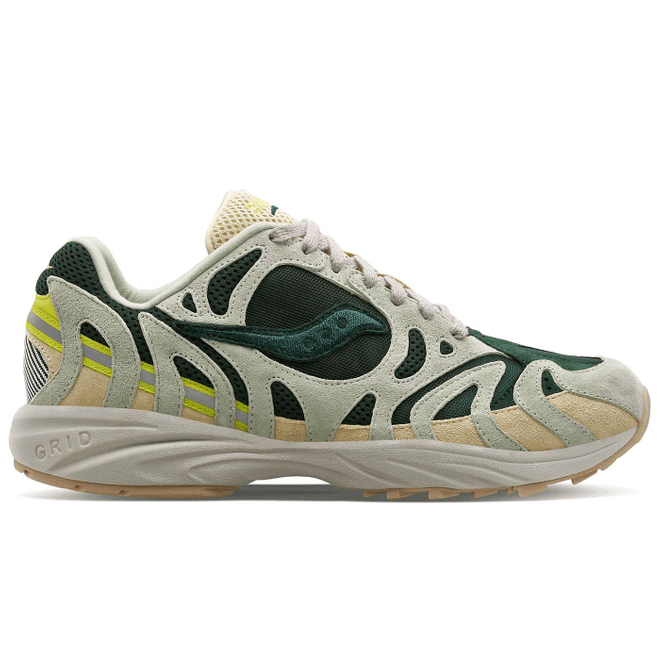 Saucony Grid Azura 2000 Forest Green Sage Beige