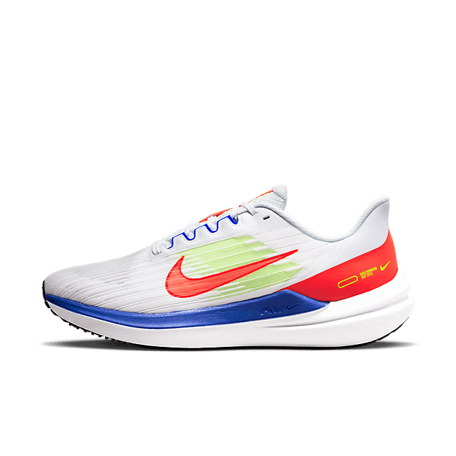 Nike Air Winflo 9 Bright Crimson Racer Blue