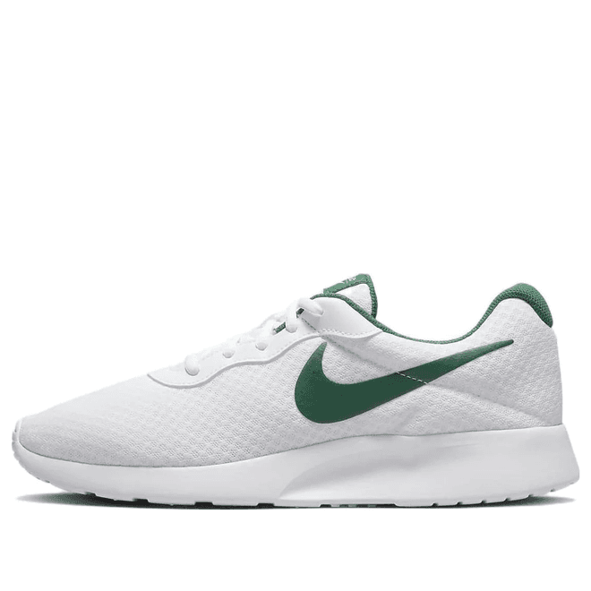 Nike Tanjun Low Tops Athleisure Casual Sports Shoe White Green White Gorge Green Athletic 