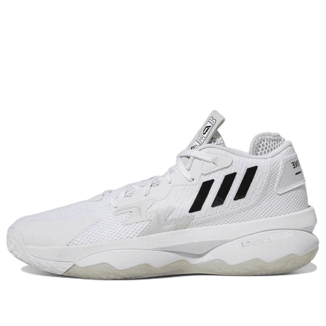 adidas Dame 8 8 Non-Slip Wear-resistant White Black WHITE