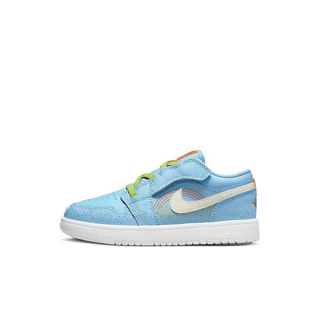 Kids Air Jordan 1 Low Alt SE PS Light Blue Retro Basketball 