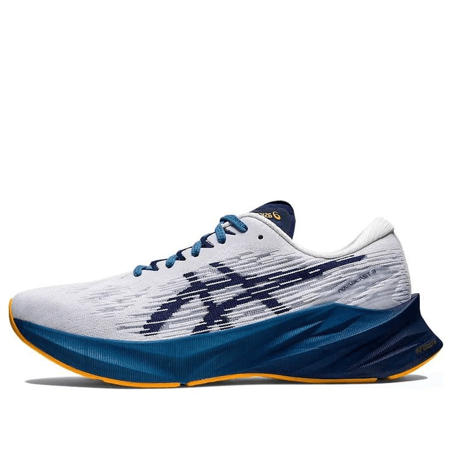 ASICS Novablast 3 White Navy Marathon Running 