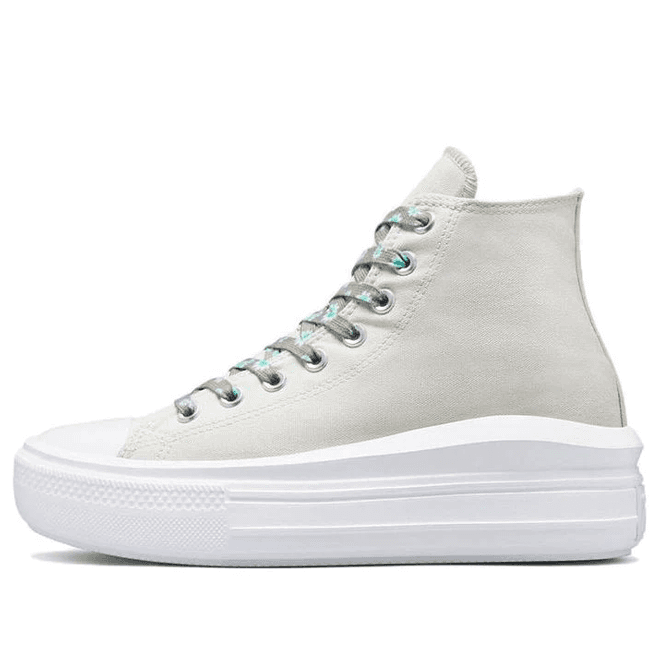 Converse Womens WMNS Chuck Taylor All Star Move Platform Grey Green Canvas 