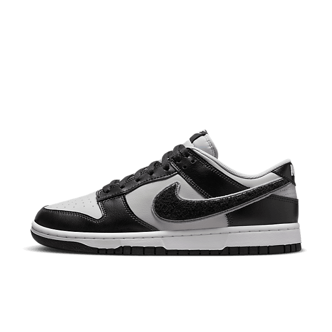 Nike Dunk Low Chenille Swoosh 'Black Grey'