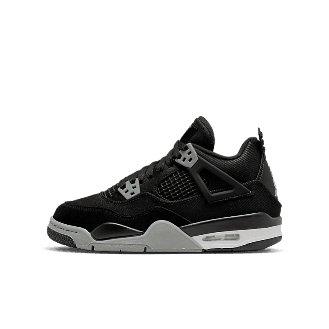 Air Jordan 4 Retro Black Canvas (GS)