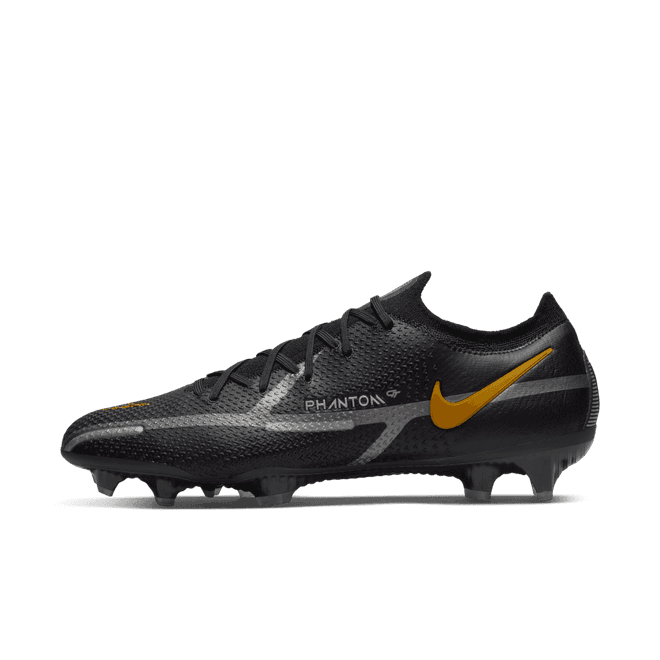 Nike Phantom GT2 Elite FG 'Black Metallic Gold'