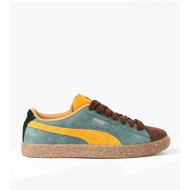 Puma Suede Vtg Pam Dark Chocolate Burnt Olive Orange Brick Balsam Green