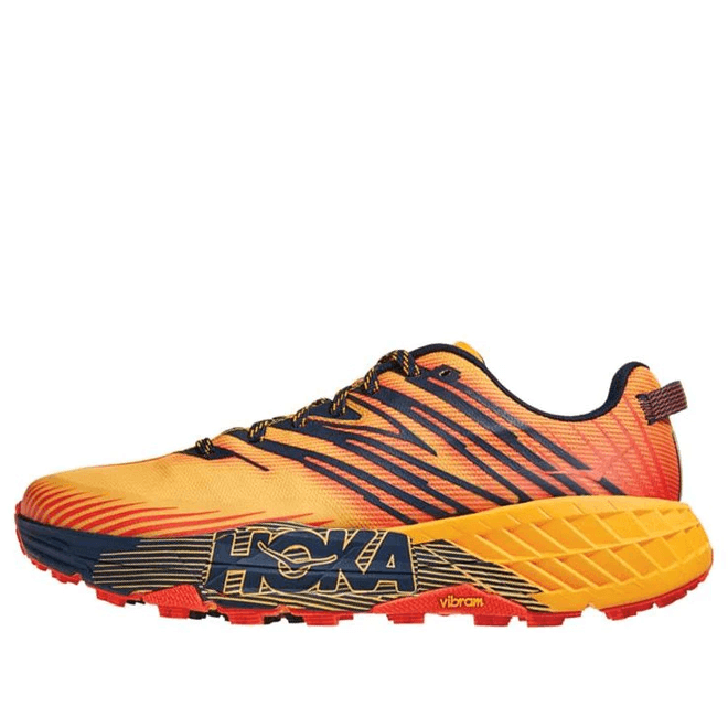 HOKA ONE ONE Speedgoat 4 Gold Fusion Marathon Running 