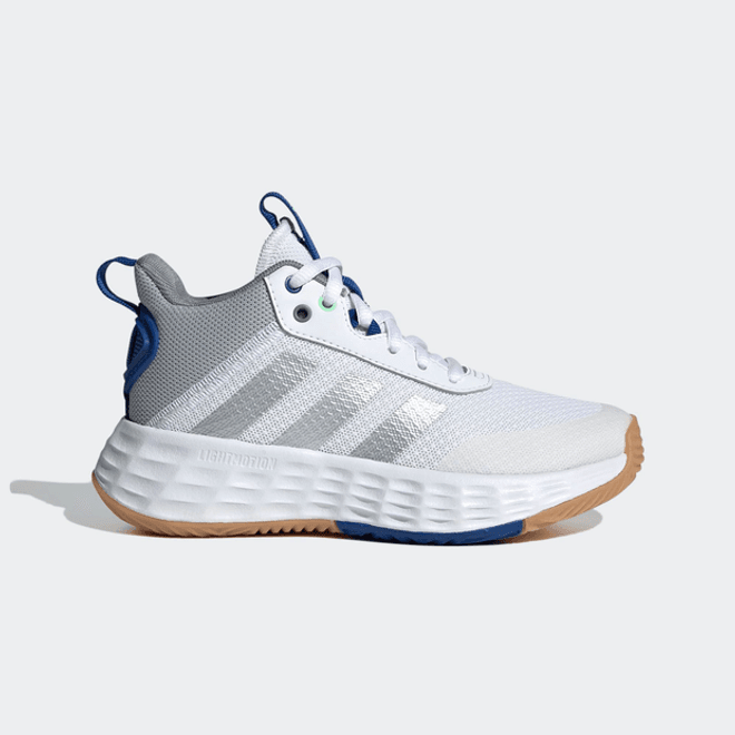 Kids adidas Ownthegame 2.0 PS White Grey Basketball 