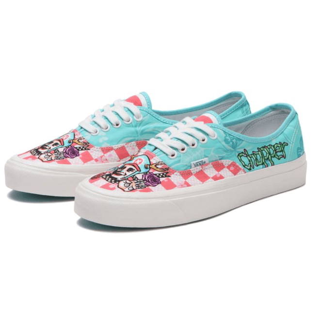 Vans Authentic 44 DX x ONE PIECE BLUE Skate 