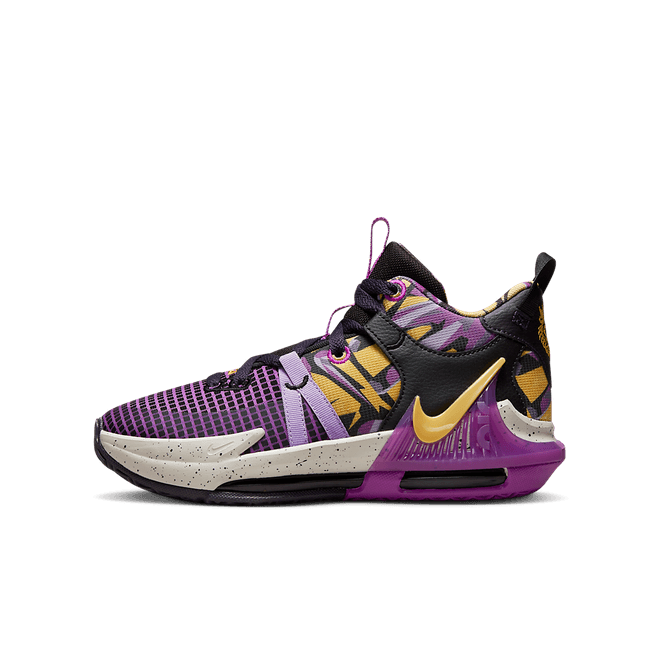 Nike LeBron Witness 7 SE GS 'Lakers Graffiti'