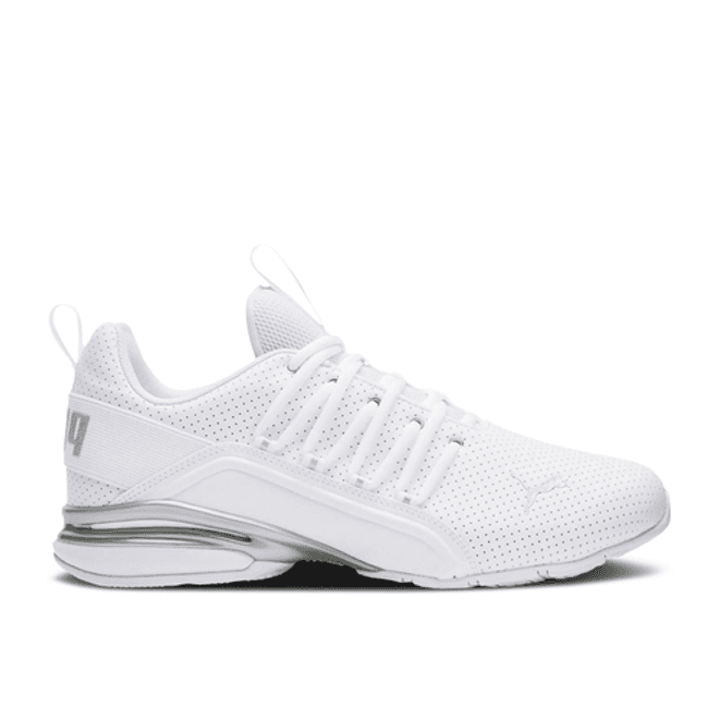 Puma Axelion Perf Wide 'White Silver'